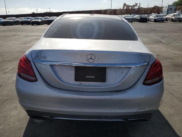 55SWF4JBXGU153835 - 2016 MERCEDES-BENZ C 300 SILVER photo 6