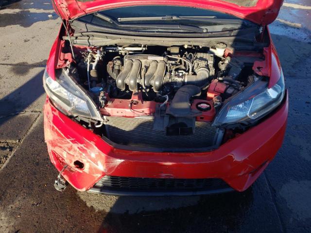 3HGGK5H85FM738772 - 2015 HONDA FIT EX RED photo 11