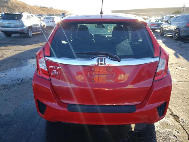 3HGGK5H85FM738772 - 2015 HONDA FIT EX RED photo 6