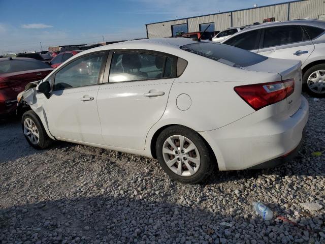 KNADM4A3XG6666678 - 2016 KIA RIO LX WHITE photo 2