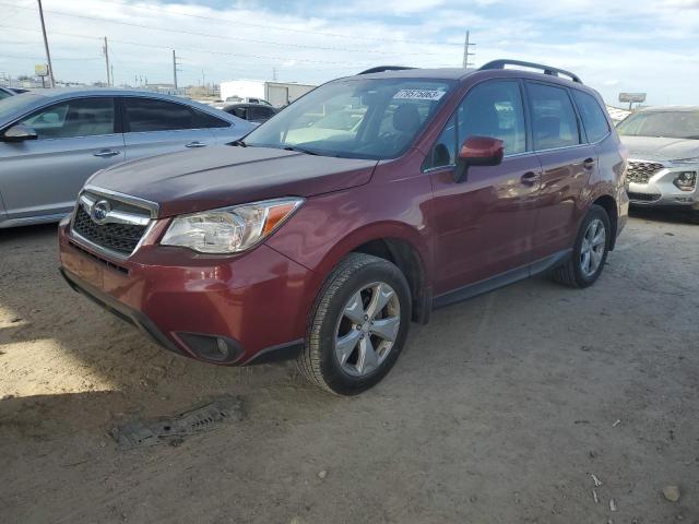 JF2SJARC6GH453660 - 2016 SUBARU FORESTER 2.5I LIMITED BURGUNDY photo 1