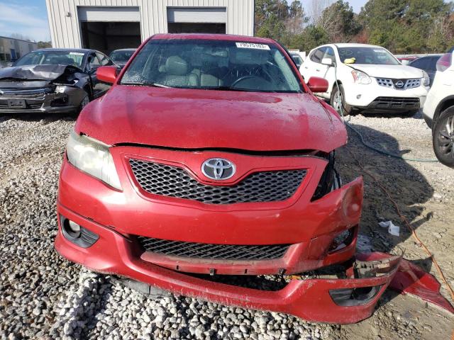 4T1BF3EKXBU652117 - 2011 TOYOTA CAMRY BASE RED photo 5