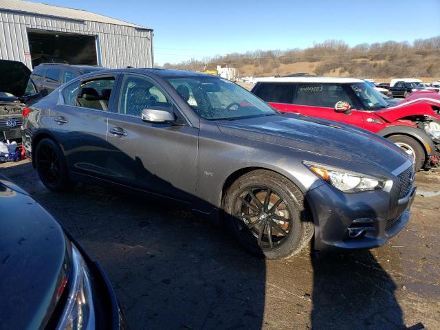 JN1EV7AR7GM341088 - 2016 INFINITI Q50 PREMIUM GRAY photo 4