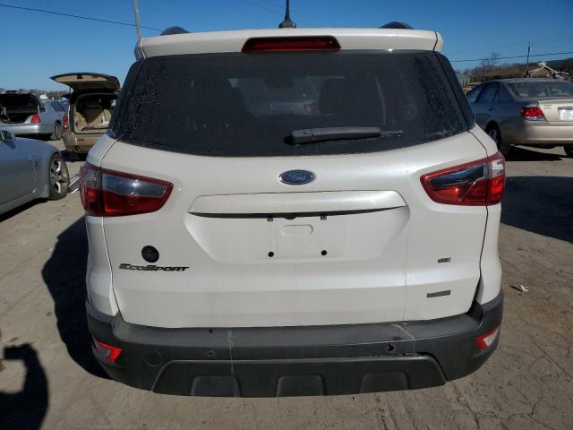 MAJ3P1TE1JC163297 - 2018 FORD ECOSPORT SE WHITE photo 6