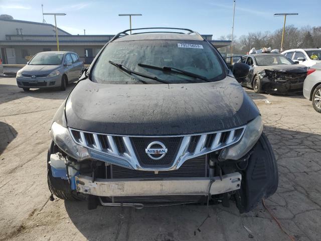 JN8AZ18U09W001039 - 2009 NISSAN MURANO S BLACK photo 5