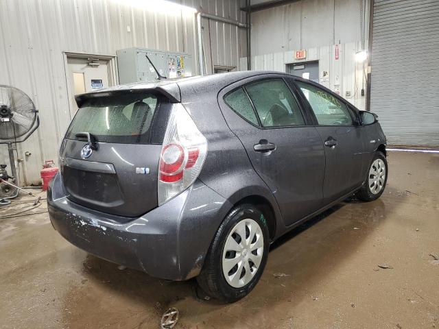 JTDKDTB38E1072152 - 2014 TOYOTA PRIUS C GRAY photo 3