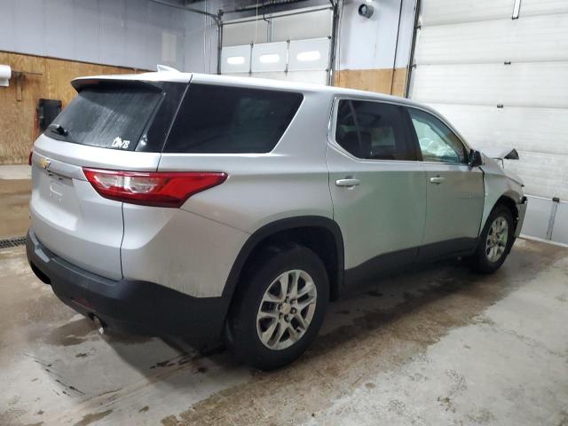 1GNERFKW0KJ212434 - 2019 CHEVROLET TRAVERSE LS SILVER photo 3