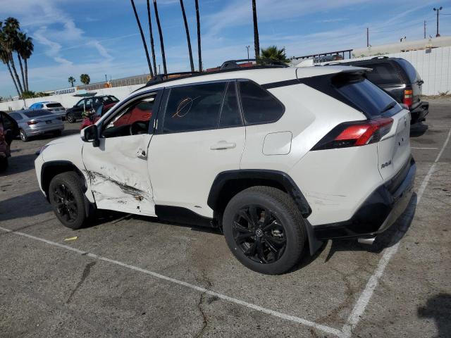 JTM16RFV1ND529922 - 2022 TOYOTA RAV4 SE WHITE photo 2