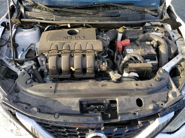 3N1AB7AP8HY258242 - 2017 NISSAN SENTRA S WHITE photo 11