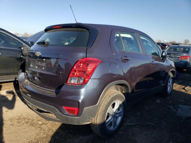 3GNCJKSB8KL216096 - 2019 CHEVROLET TRAX LS BLUE photo 3