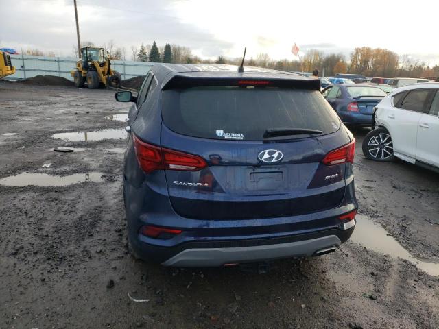 5XYZT3LB9JG562150 - 2018 HYUNDAI SANTA FE S BLUE photo 6