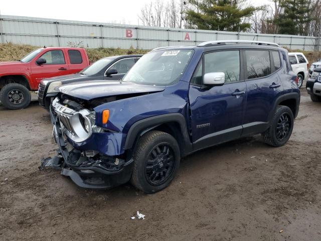 ZACCJBDB8HPE78190 - 2017 JEEP RENEGADE LIMITED BLUE photo 1