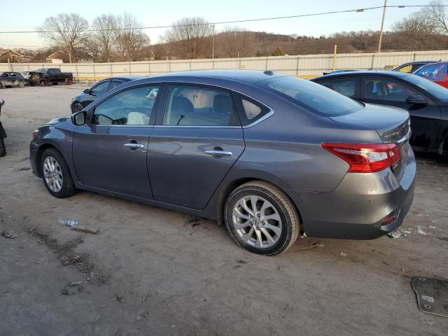 3N1AB7AP4KY359737 - 2019 NISSAN SENTRA S GRAY photo 2