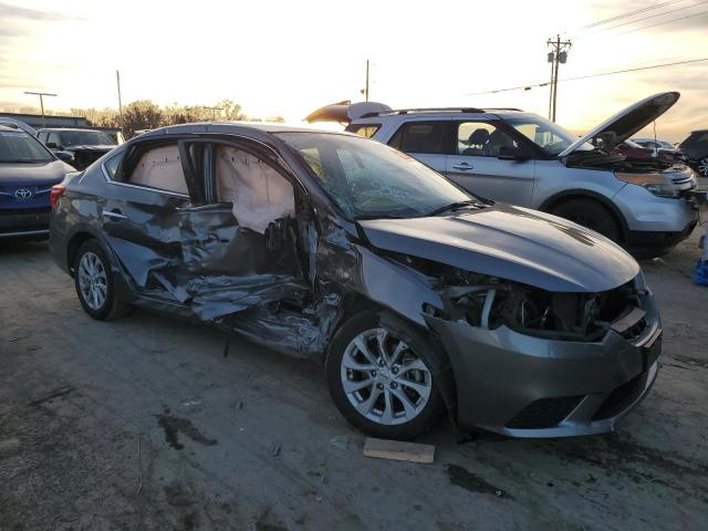 3N1AB7AP4KY359737 - 2019 NISSAN SENTRA S GRAY photo 4