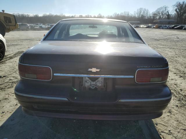 1G1BL52W7SR105379 - 1995 CHEVROLET CAPRICE CLASSIC BURGUNDY photo 6