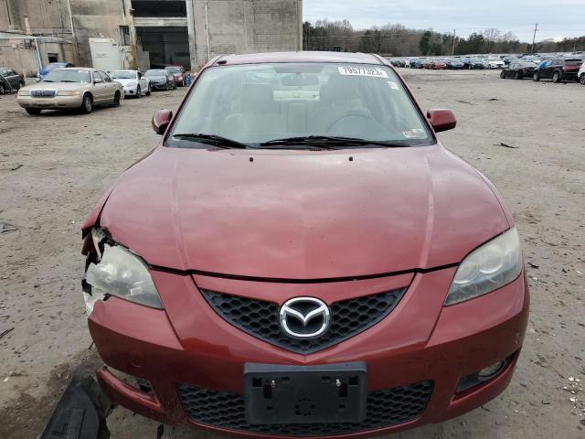 JM1BK32F581113213 - 2008 MAZDA 3 I RED photo 5