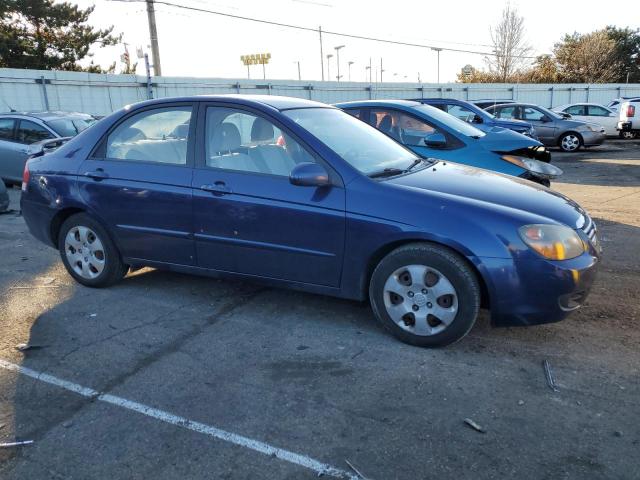 KNAFE221895635512 - 2009 KIA SPECTRA EX BLUE photo 4