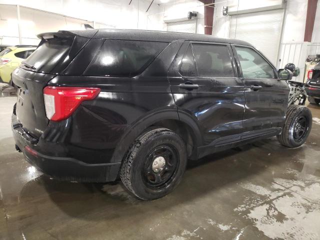 1FM5K8AW1LGD01630 - 2020 FORD EXPLORER POLICE INTERCEPTOR BLACK photo 3