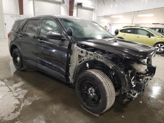 1FM5K8AW1LGD01630 - 2020 FORD EXPLORER POLICE INTERCEPTOR BLACK photo 4