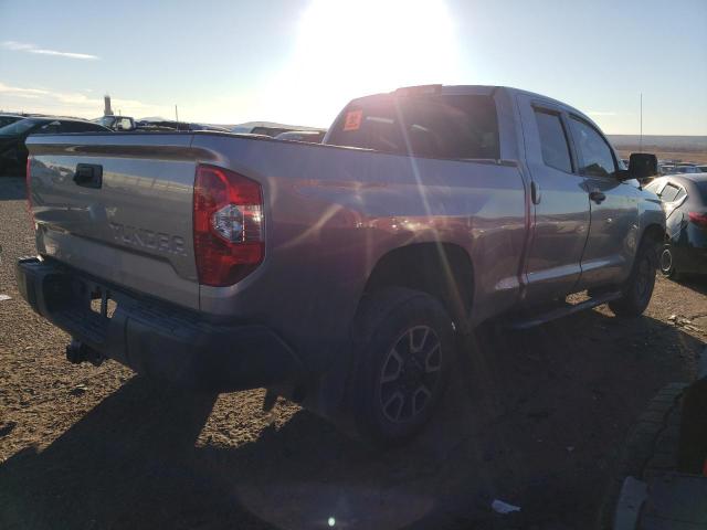 5TFRM5F1XEX070189 - 2014 TOYOTA TUNDRA DOUBLE CAB SR/SR5 SILVER photo 3