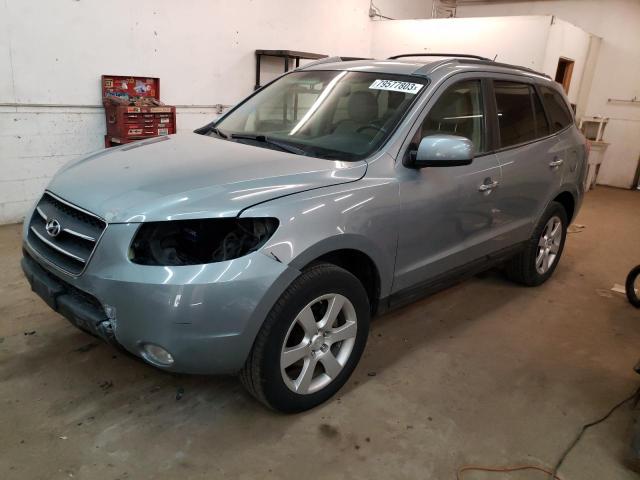 5NMSH13E29H326961 - 2009 HYUNDAI SANTA FE SE GRAY photo 1