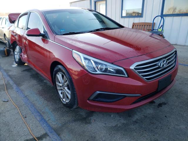 5NPE24AF2HH450080 - 2017 HYUNDAI SONATA SE BURGUNDY photo 4