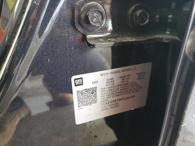 1G1ZG5ST9PF145089 - 2023 CHEVROLET MALIBU RS BLACK photo 12