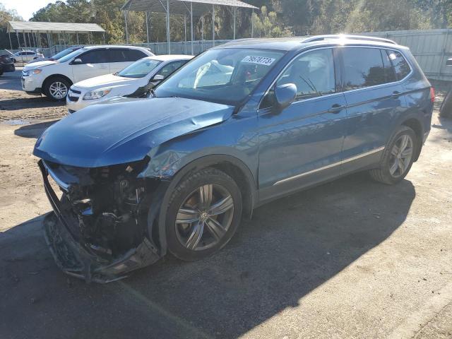 3VV4B7AX4KM042155 - 2019 VOLKSWAGEN TIGUAN SEL PREMIUM BLUE photo 1