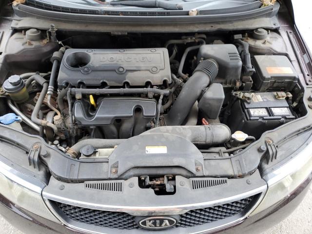 KNAFU4A20A5867292 - 2010 KIA FORTE EX MAROON photo 11