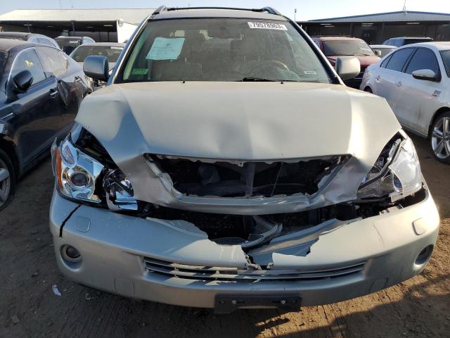 JTJHW31U672024514 - 2007 LEXUS RX 400H SILVER photo 5