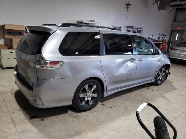 5TDXK3DC4BS157593 - 2011 TOYOTA SIENNA SPORT SILVER photo 3