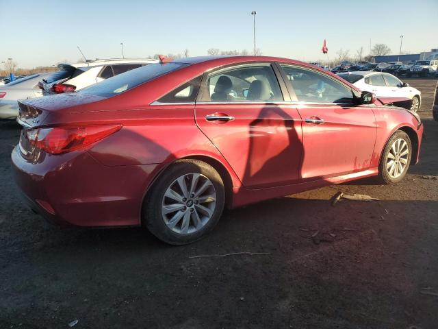 5NPEC4AB4EH895233 - 2014 HYUNDAI SONATA SE RED photo 3