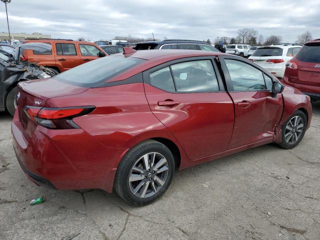 3N1CN8EV6LL835130 - 2020 NISSAN VERSA SV RED photo 3