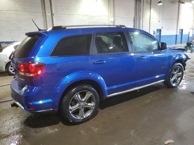 3C4PDDGG0FT526816 - 2015 DODGE JOURNEY CROSSROAD BLUE photo 3