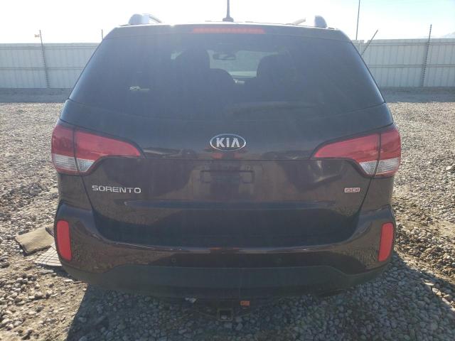 5XYKTCA66EG441248 - 2014 KIA SORENTO LX BROWN photo 6