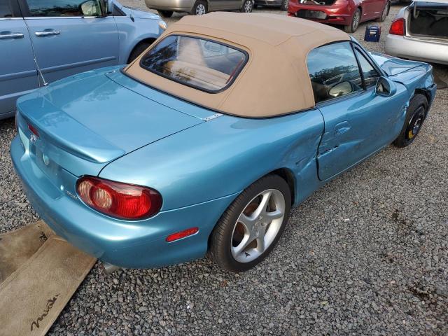 JM1NB353610208700 - 2001 MAZDA MX-5 MIATA BASE BLUE photo 3