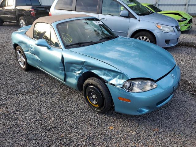 JM1NB353610208700 - 2001 MAZDA MX-5 MIATA BASE BLUE photo 4