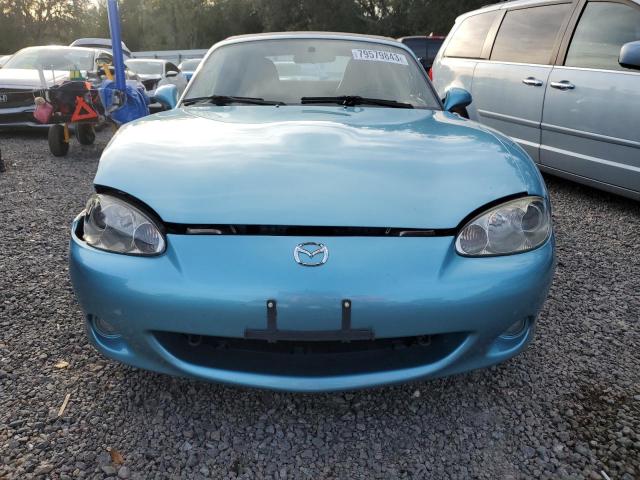 JM1NB353610208700 - 2001 MAZDA MX-5 MIATA BASE BLUE photo 5