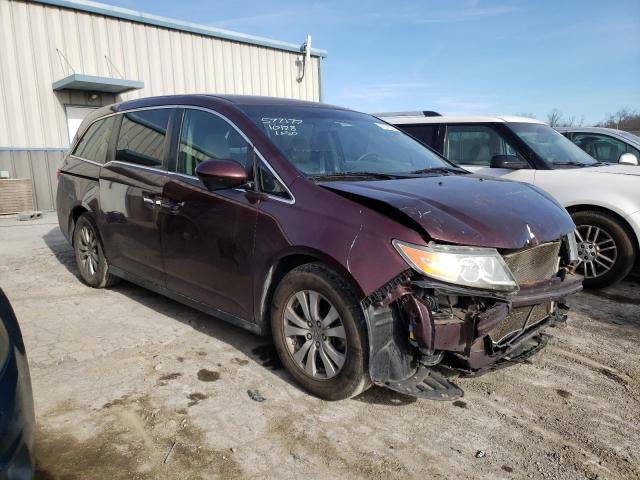 5FNRL5H46FB059518 - 2015 HONDA ODYSSEY EX BURGUNDY photo 4