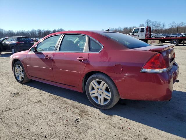 2G1WB5E37D1152526 - 2013 CHEVROLET IMPALA LT RED photo 2