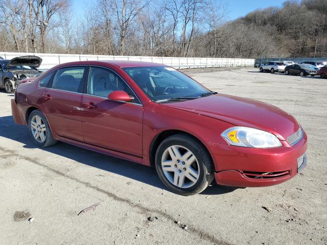 2G1WB5E37D1152526 - 2013 CHEVROLET IMPALA LT RED photo 4