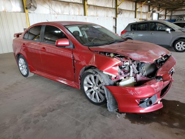 JA32U8FWXBU003456 - 2011 MITSUBISHI LANCER GTS RED photo 4