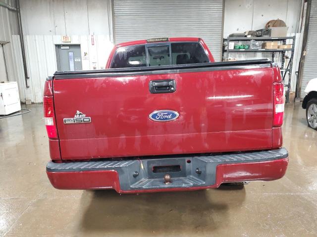 1FTRX12W64NA62344 - 2004 FORD F150 BURGUNDY photo 6