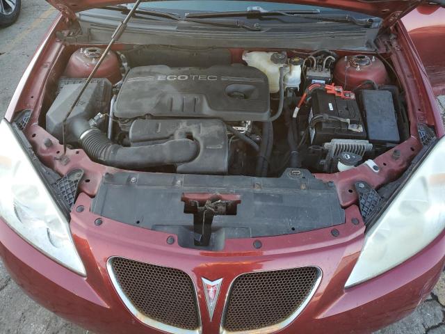 1G2ZF57B484150549 - 2008 PONTIAC G6 VALUE LEADER BURGUNDY photo 11