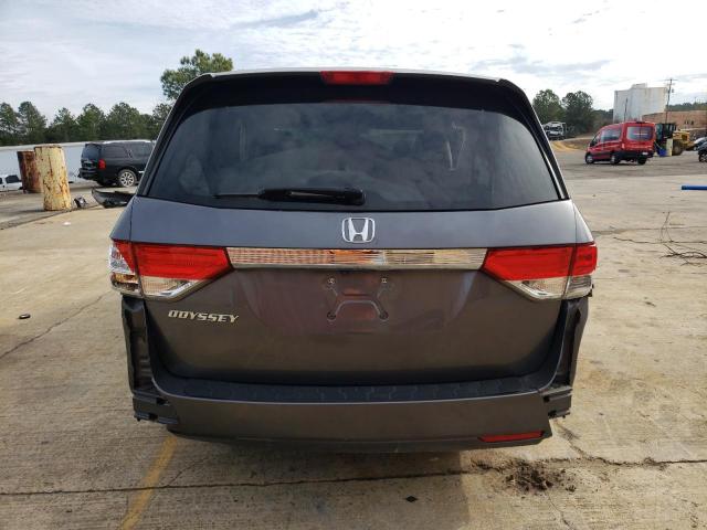 5FNRL5H29EB136136 - 2014 HONDA ODYSSEY LX GRAY photo 6