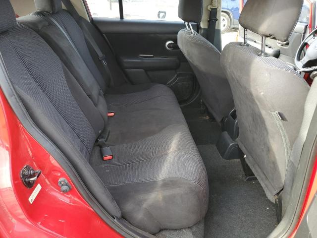 3N1BC1CP6CK237719 - 2012 NISSAN VERSA S RED photo 10