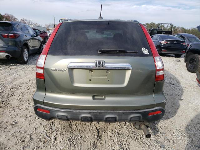 JHLRE38747C037799 - 2007 HONDA CR-V EXL GREEN photo 6