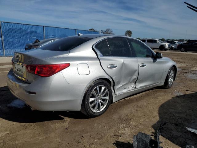 JN1BV7AP0EM685196 - 2014 INFINITI Q50 BASE GRAY photo 3