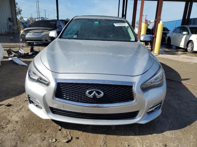 JN1BV7AP0EM685196 - 2014 INFINITI Q50 BASE GRAY photo 5