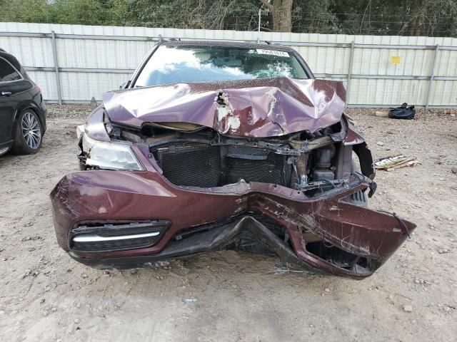 5FRYD4H22EB015529 - 2014 ACURA MDX MAROON photo 5